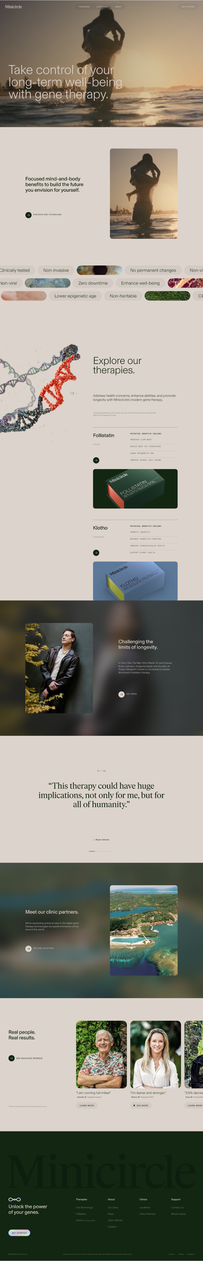 Minicircle-Homepage-Screenshot